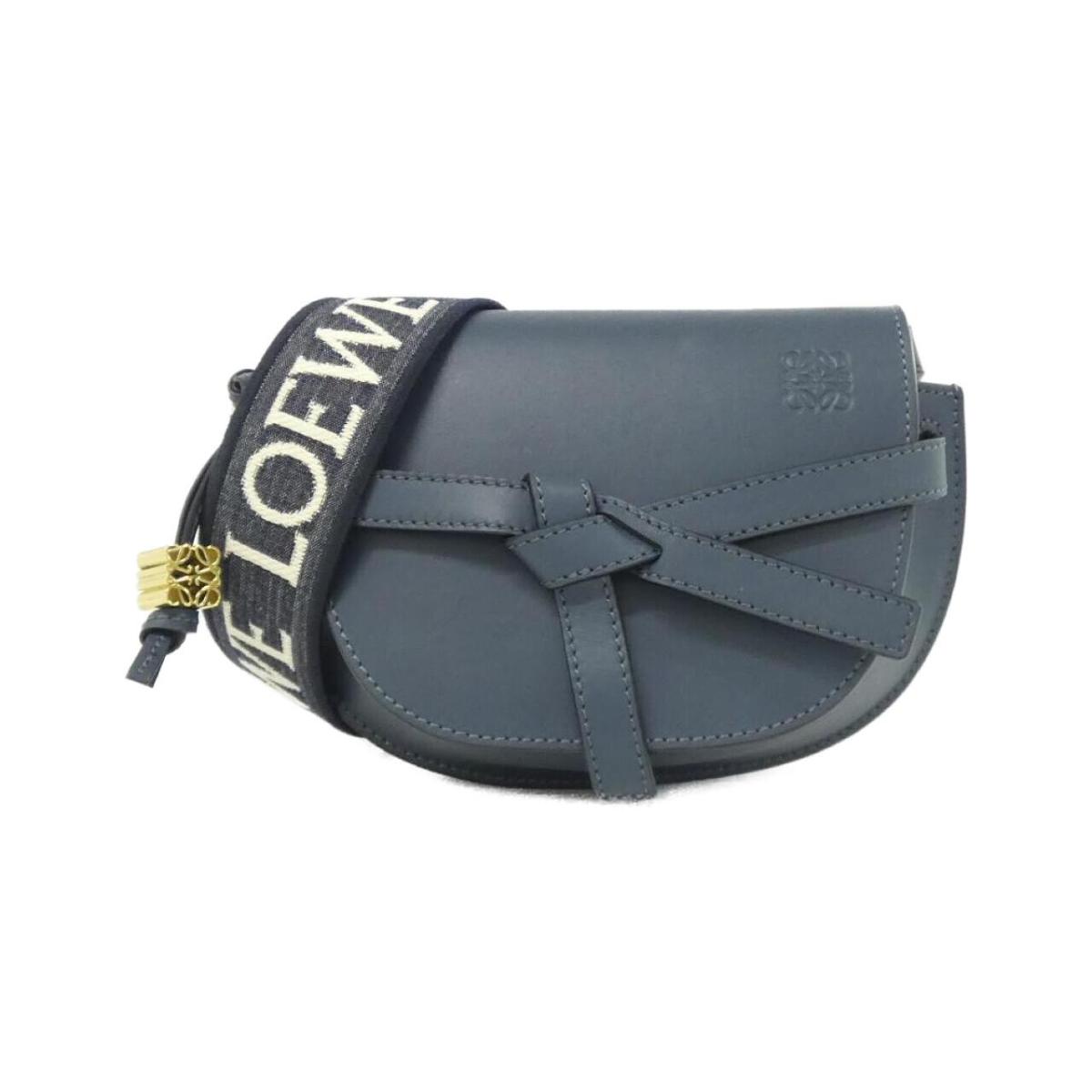 ロエベ 論理ゲート デュアル ミニ A650N46X13 ショルダーバッグ【中古】