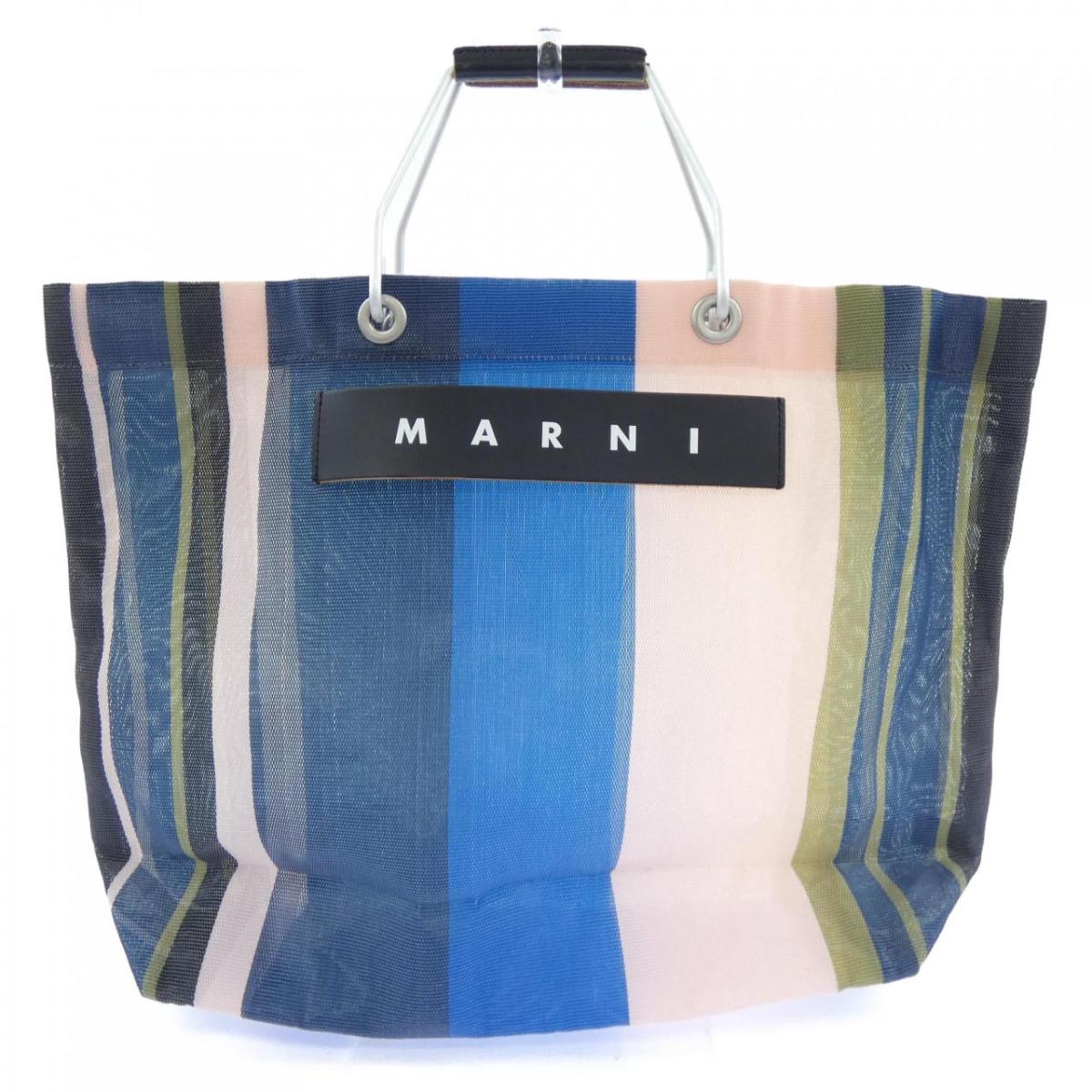 マルニ MARNI MARNI MARKET縞模様御徒面子 SHMHR08A0 BAG【中古】