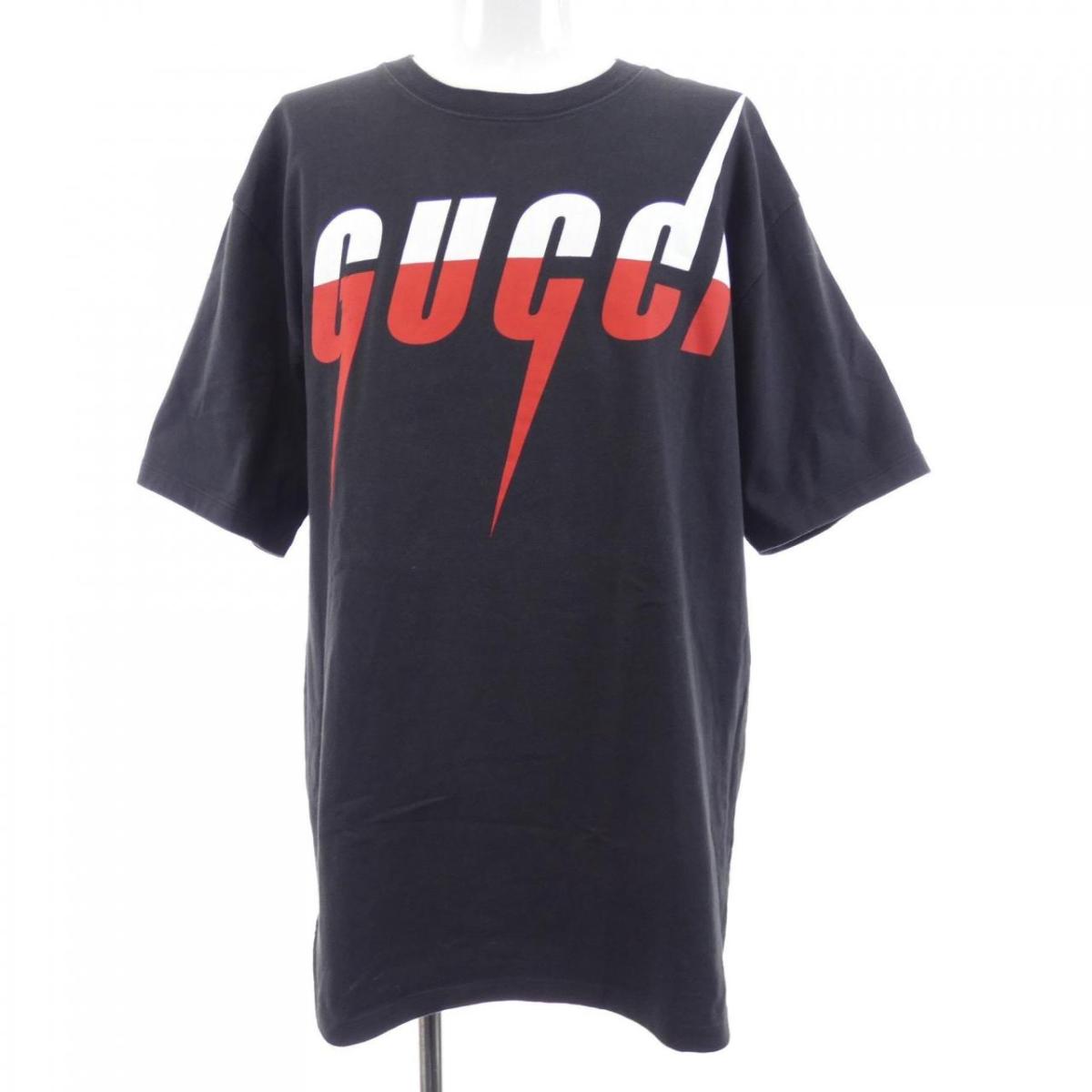 グッチ GUCCI GUCCI ブレードプリントティーシャツ 565806 XJAZY ティーシャツ【中古】