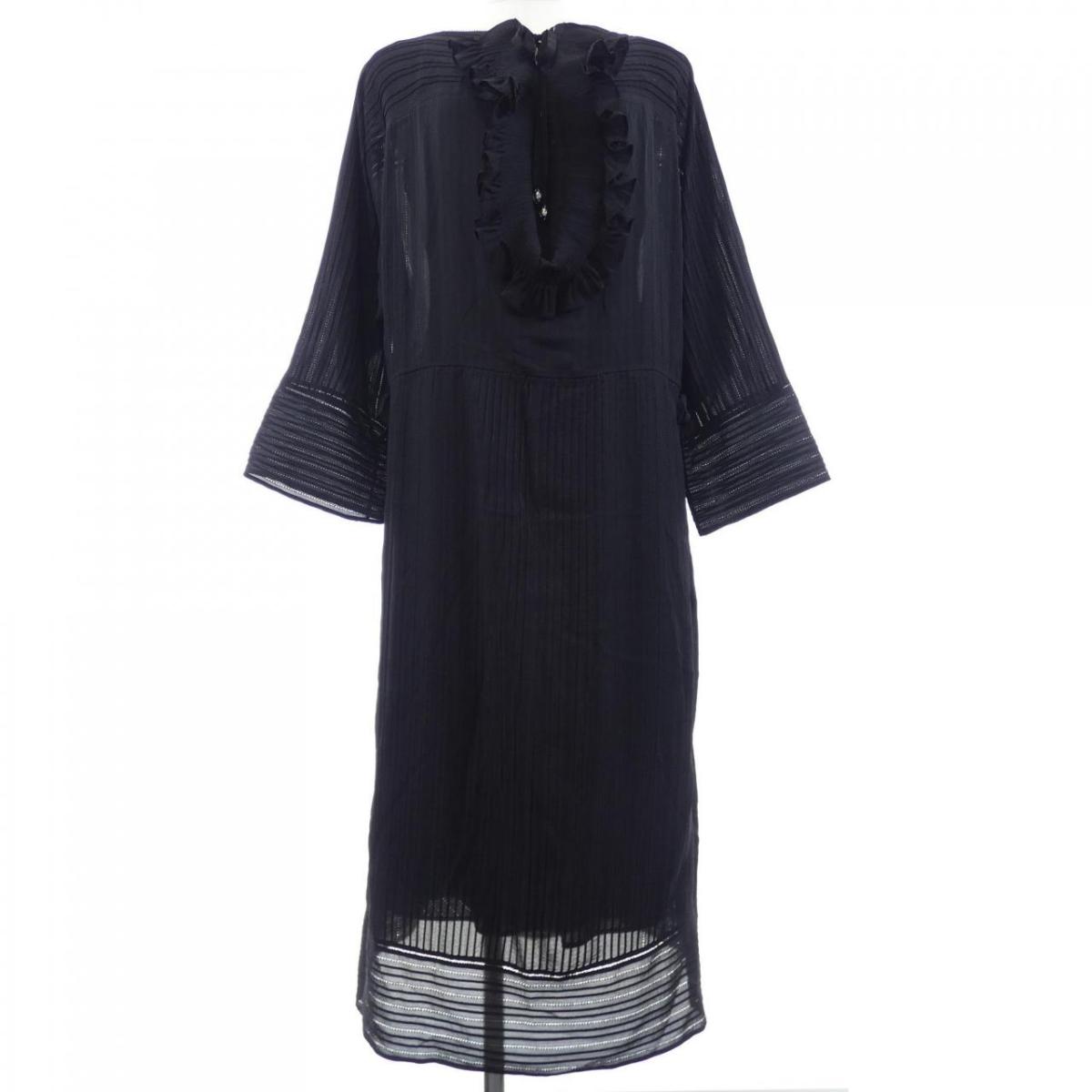 エルメス HERMES RUFFLED OPEN WORK DRESS 2H0517DV LOOK17 衣装【中古】