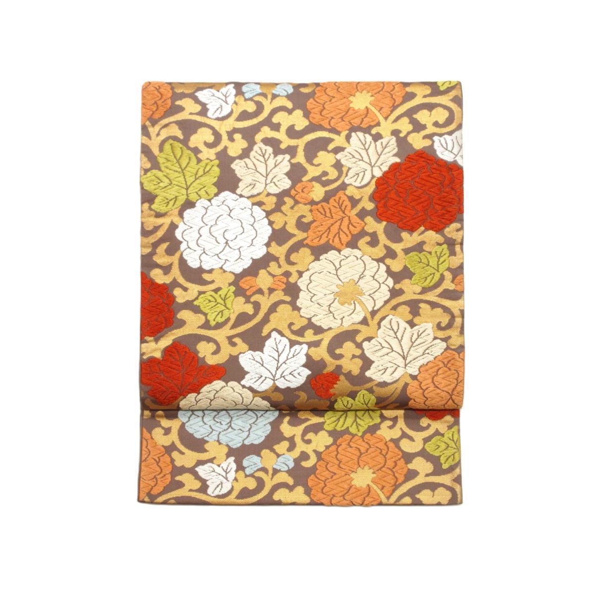 袋帯【河合芸術布切れ】【中古】