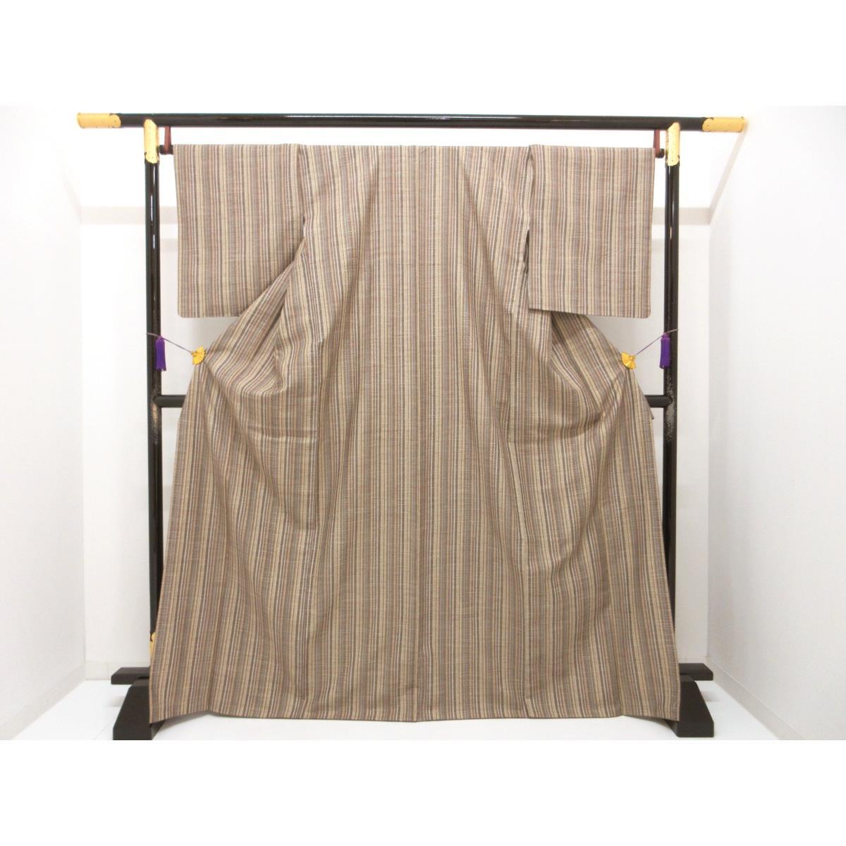紬 身幅Ｌ寸【中古】
