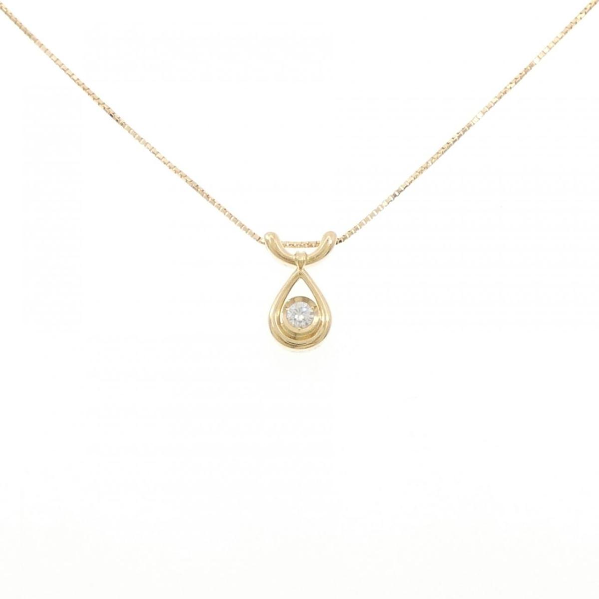 K18YG ダイヤモンド ネックレス 0.10CT【中古】|KOMEHYO ONLINESTORE 店