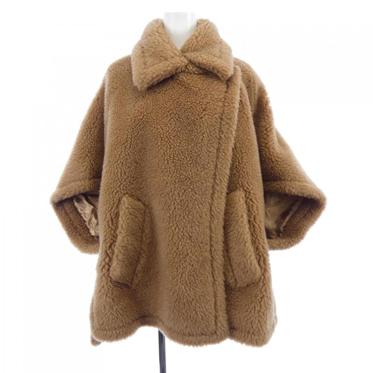 マックスマーラ Max Mara TEBE テディベア ケープ【中古】