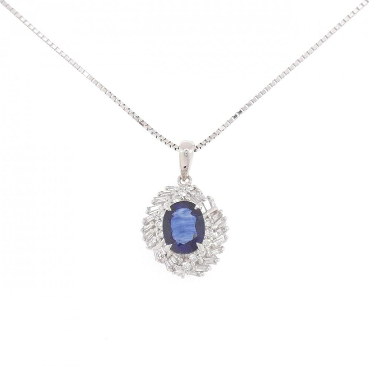 PT900/PT850 サファイヤ ネックレス 2.18CT【中古】｜KOMEHYO ONLINESTORE 店