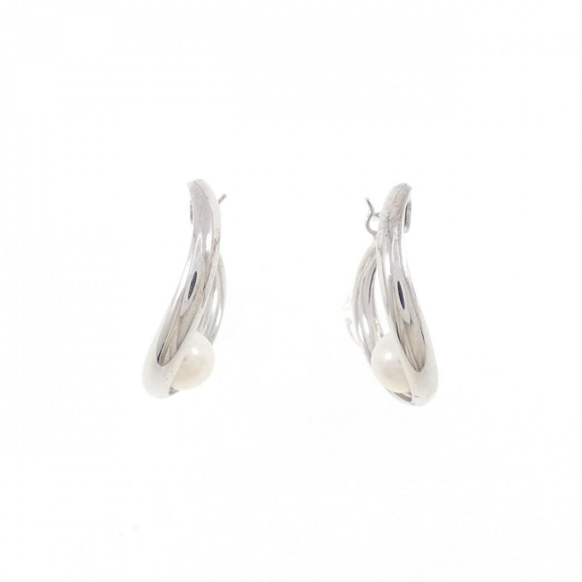 K14WG 淡水パール ピアス【中古】|KOMEHYO ONLINESTORE 店