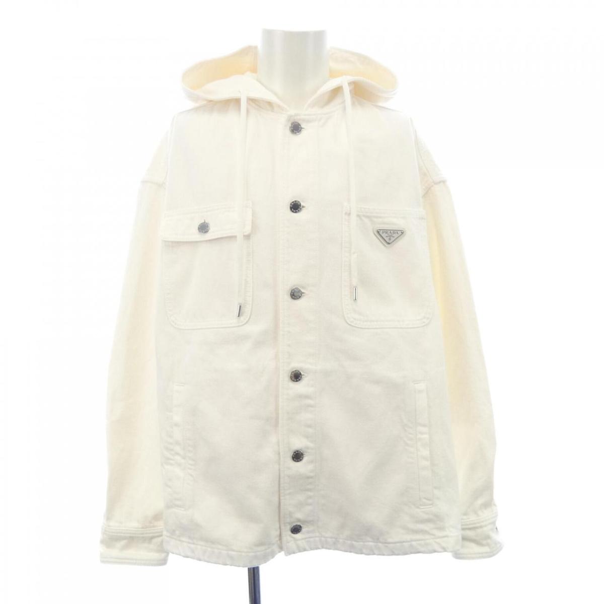 プラダ PRADA ３角形ロゴタイプ GEC108 SOOO 14LW ジーンズ上衣【中古】