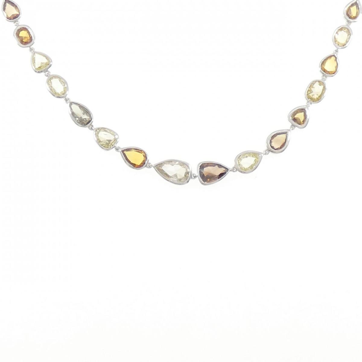 K18WG ダイヤモンド ネックレス 10.13CT【中古】｜KOMEHYO ONLINESTORE 店