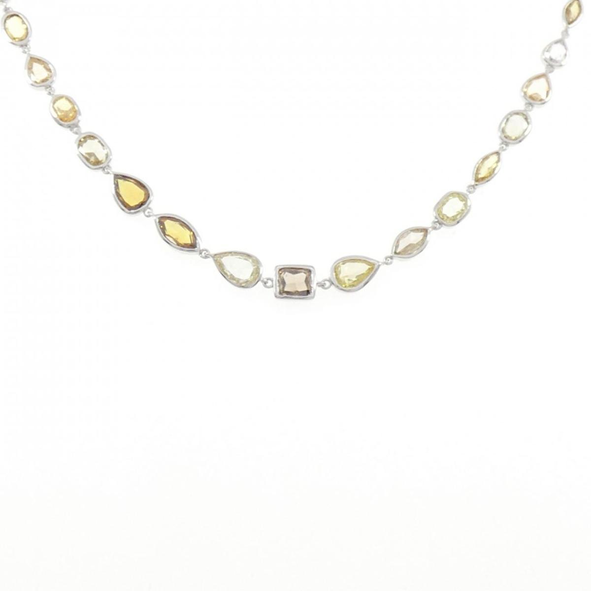 K18WG ダイヤモンド ネックレス 10.17CT【中古】｜KOMEHYO ONLINESTORE 店