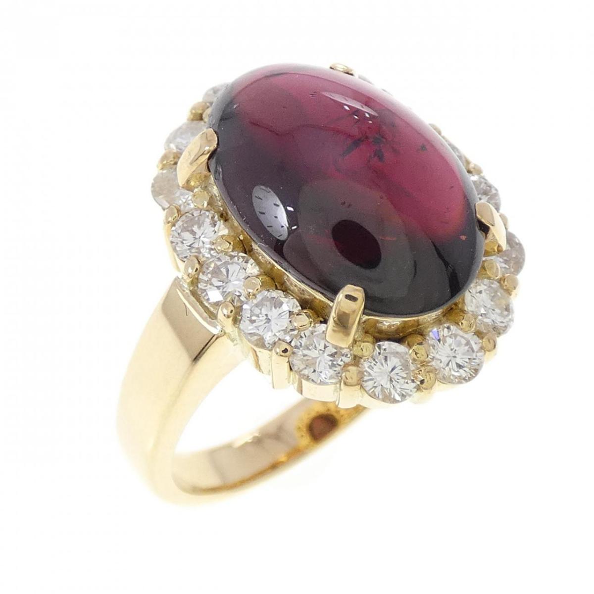 K18YG ガーネット リング 5.72CT【中古】｜KOMEHYO ONLINESTORE 店