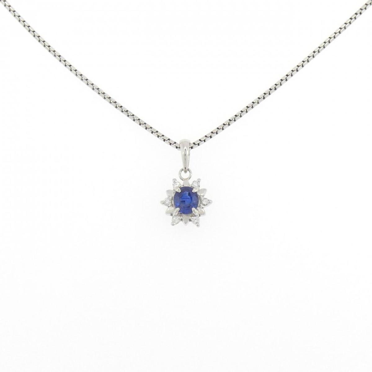 PT900/PT850 サファイヤ ネックレス 0.33CT【中古】|KOMEHYO ONLINESTORE 店
