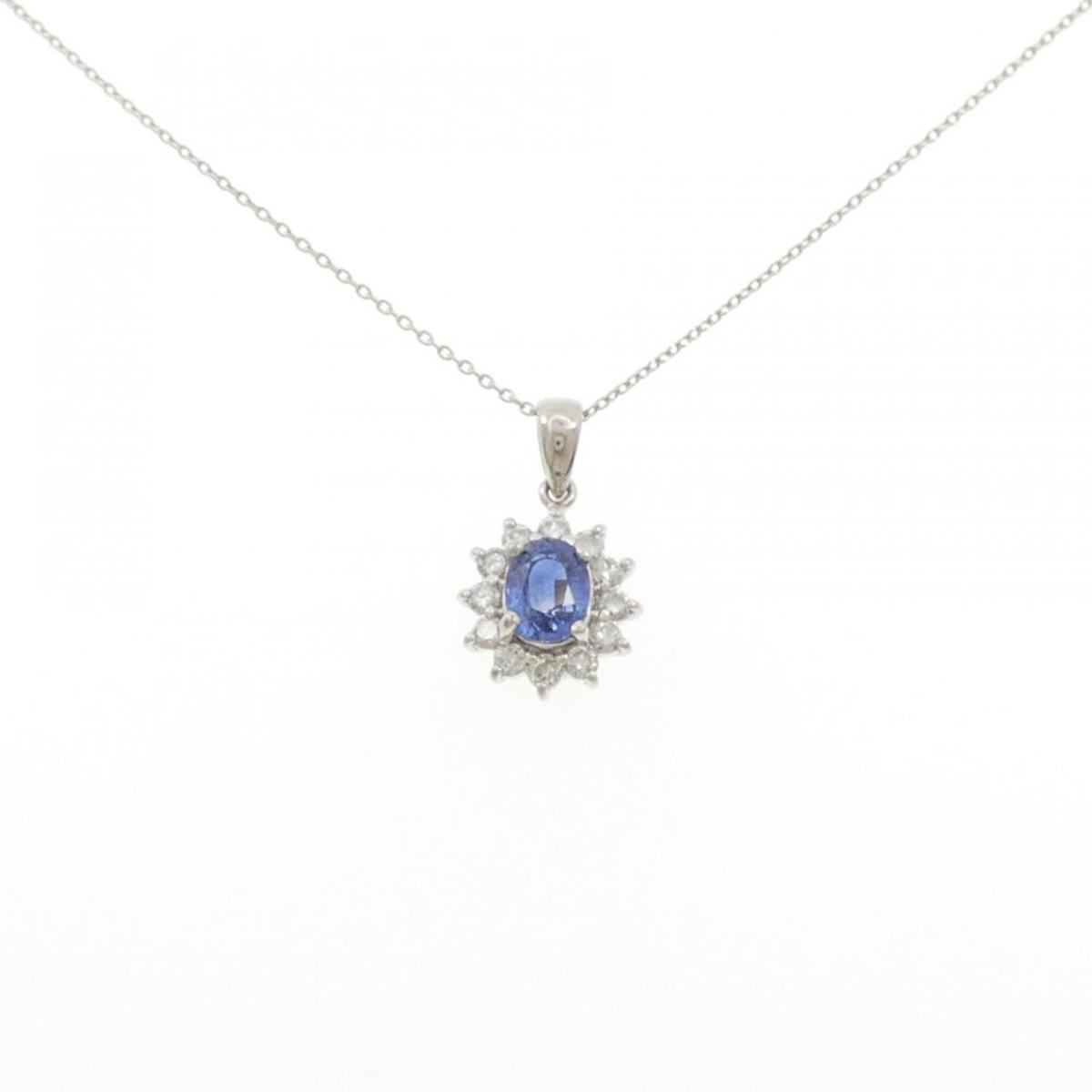 PT900/PT850 サファイヤ ネックレス 1.08CT【中古】|KOMEHYO ONLINESTORE 店
