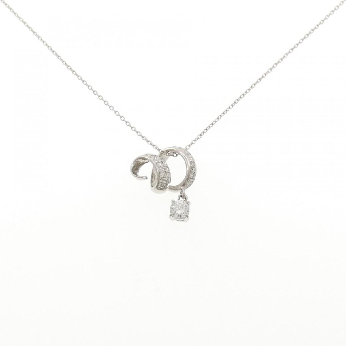 PT900/PT850 ダイヤモンド ネックレス 0.19CT【中古】｜KOMEHYO ONLINESTORE 店