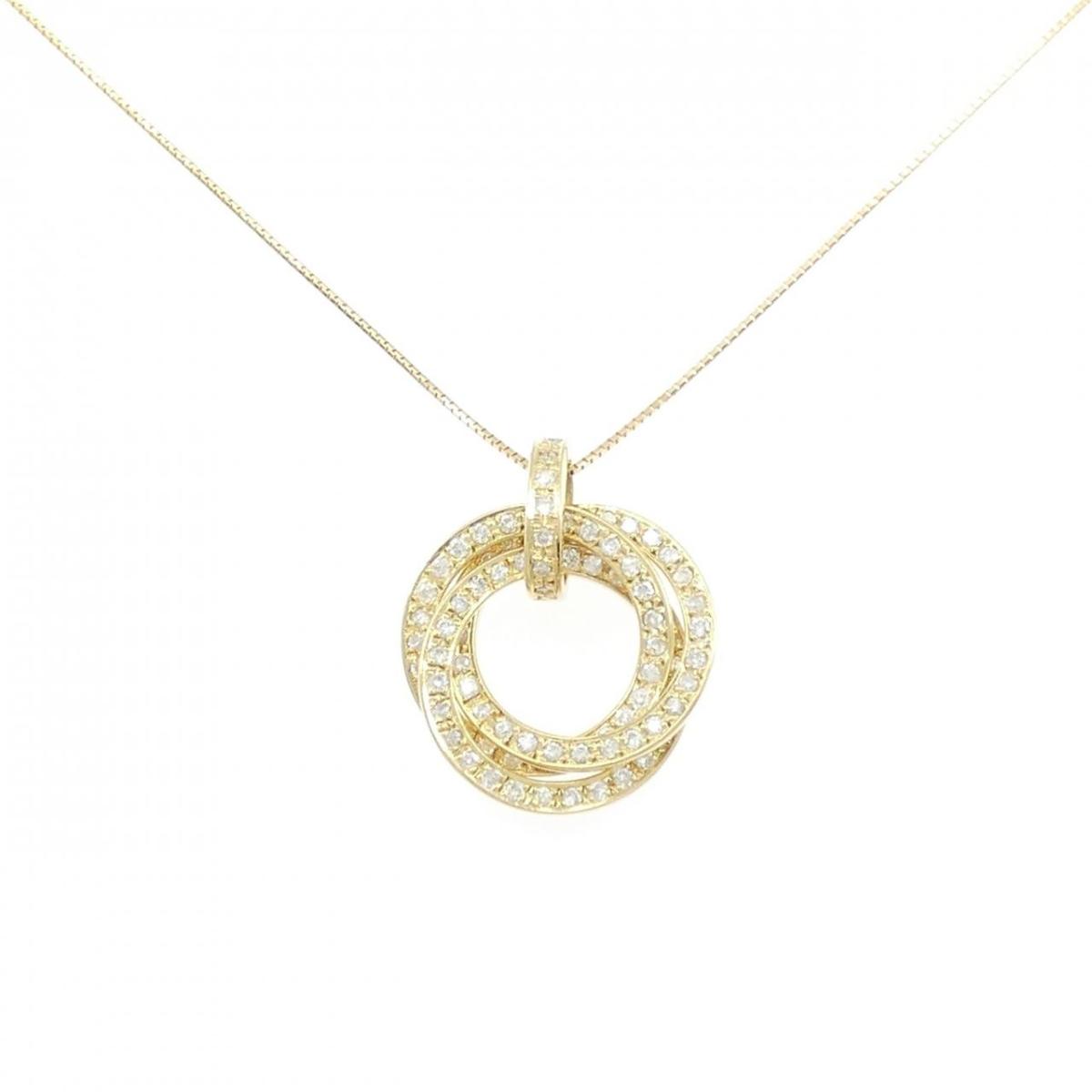 K18YG ダイヤモンド ネックレス 1.01CT【中古】｜KOMEHYO ONLINESTORE 店