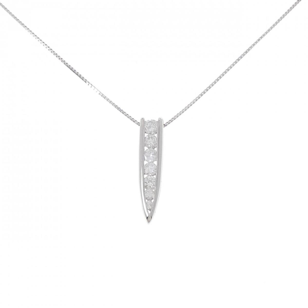 PT900/PT850 ダイヤモンド ネックレス 0.50CT【中古】｜KOMEHYO ONLINESTORE 店