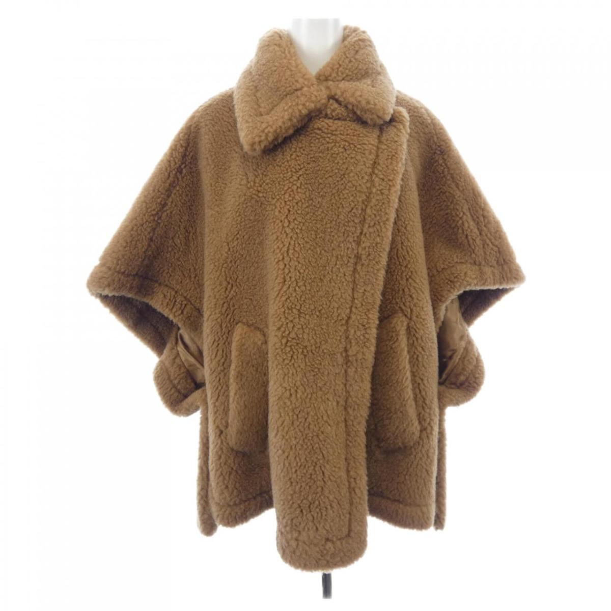 マックスマーラ Max Mara TEBE 473607 テディベア ケープ【中古】