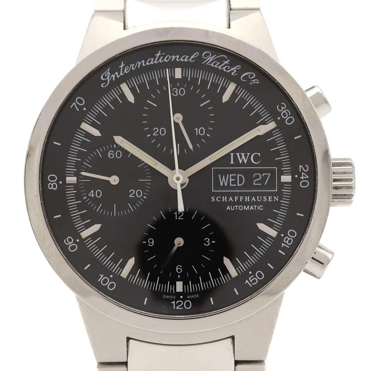 【否検査と修理立てなおす必要経費】IWC GSTクロノグラフ IW370708 SS 自動小銃巻【中古】