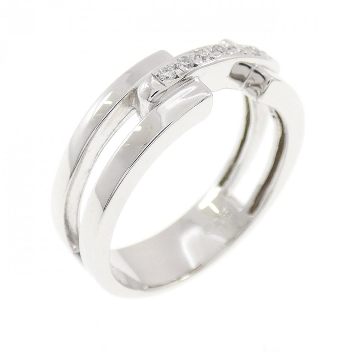 K18WG ダイヤモンド リング 0.05CT【中古】｜KOMEHYO ONLINESTORE 店