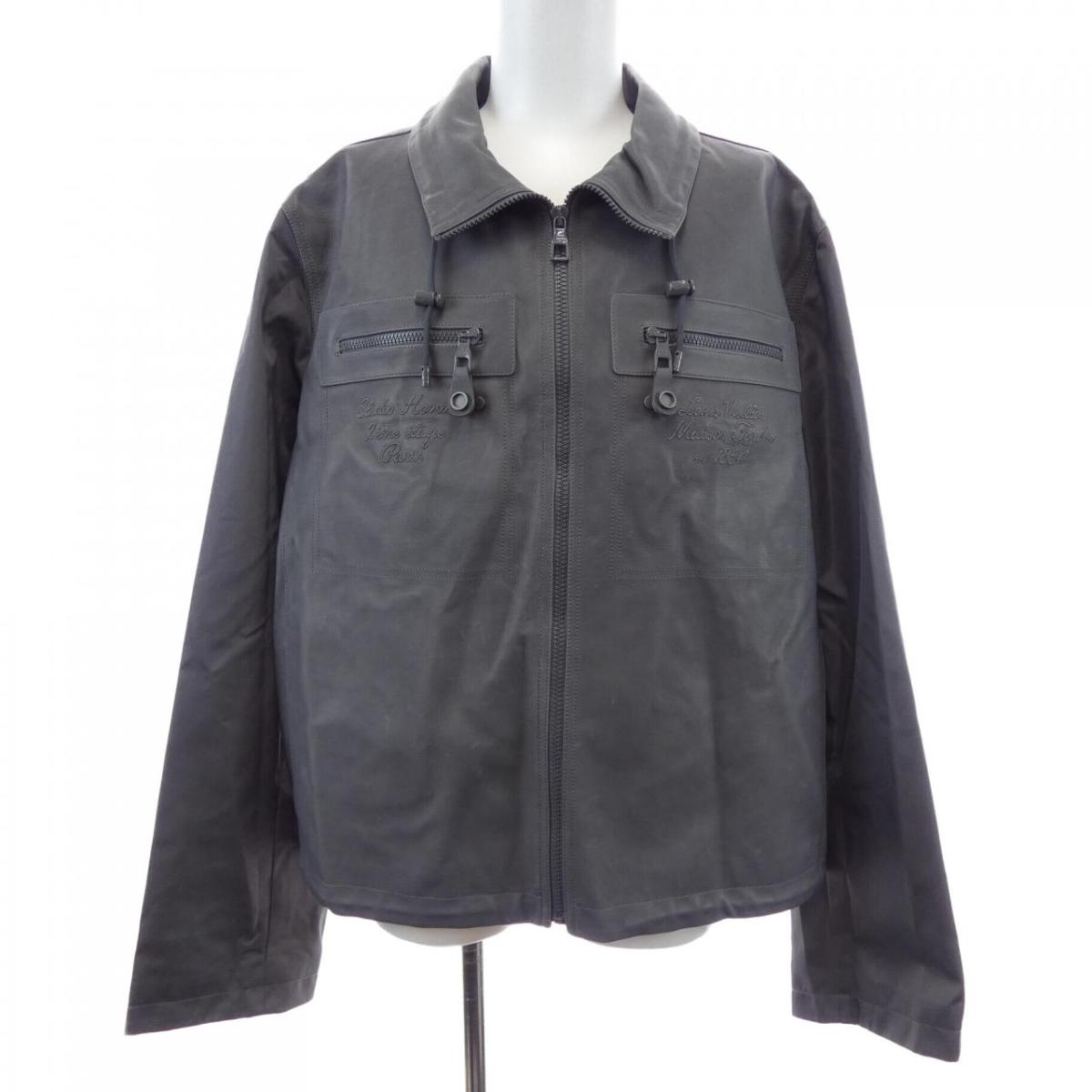 ルイヴィトン LOUIS VUITTON エンブロイダリーレザーミックスブルゾン HNL02WTHA レザージャケット【中古】|KOMEHYO ONLINESTORE 店