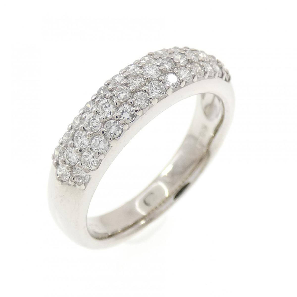 K18WG パヴェ ダイヤモンド リング 0.50CT【中古】|KOMEHYO ONLINESTORE 店