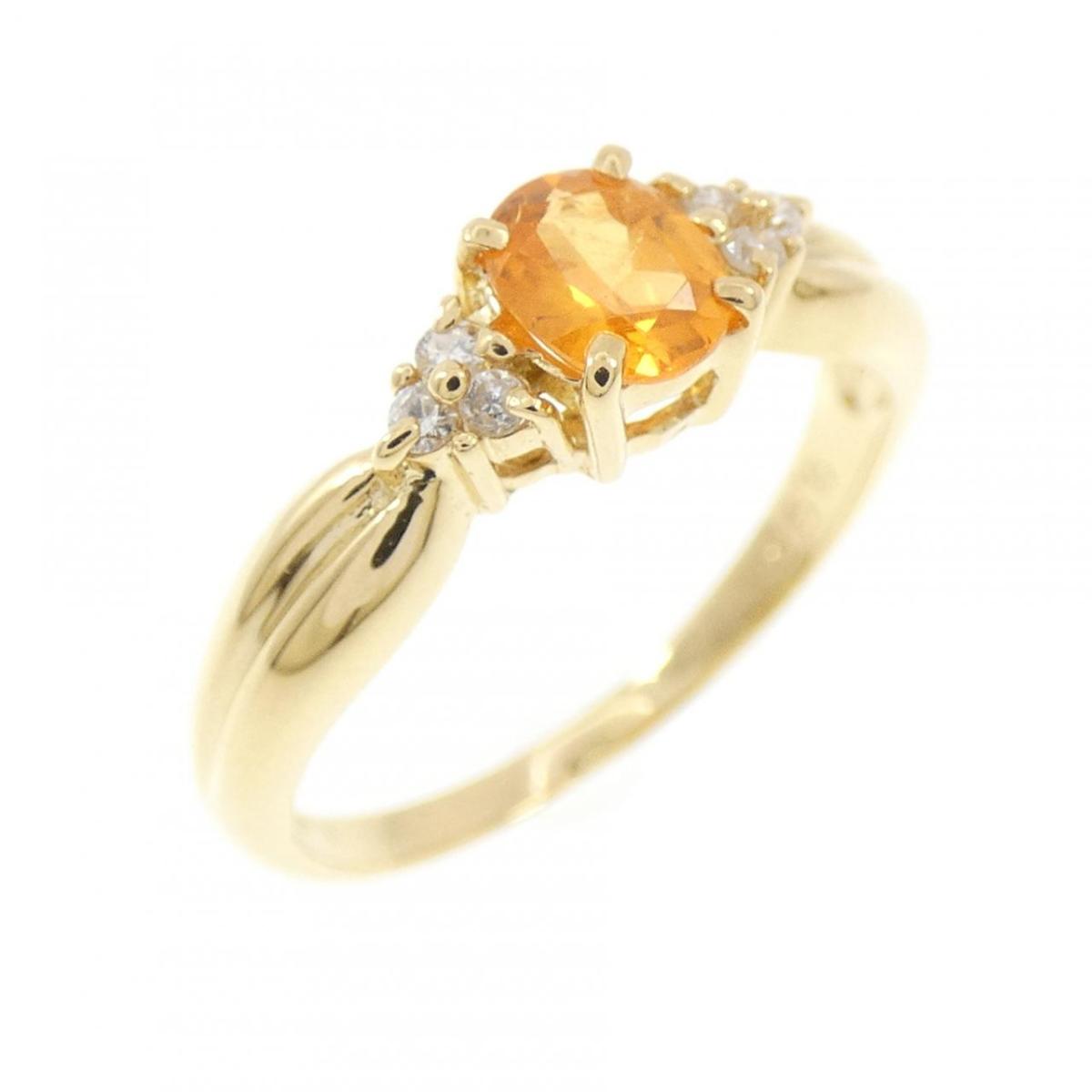 K18YG シトリン リング 0.39CT【中古】｜KOMEHYO ONLINESTORE 店