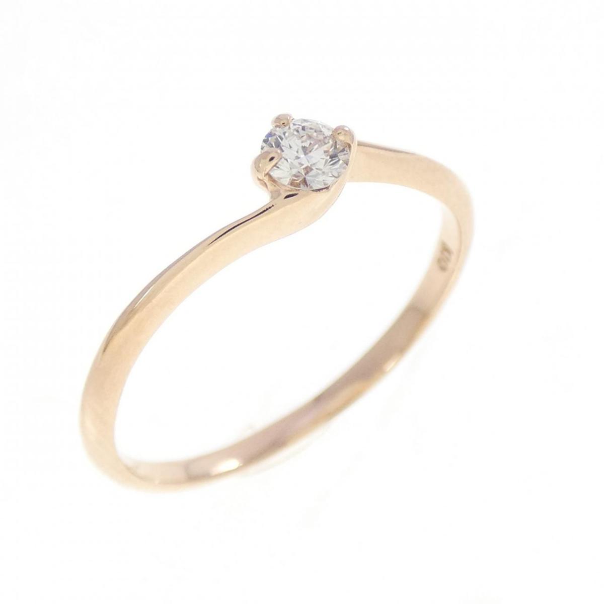 K10PG ダイヤモンド リング 0.10CT【中古】｜KOMEHYO ONLINESTORE 店