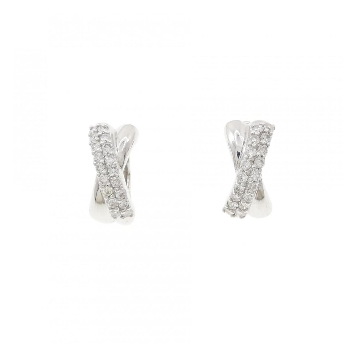 K18WG ダイヤモンド ピアス 0.30CT【中古】｜KOMEHYO ONLINESTORE 店