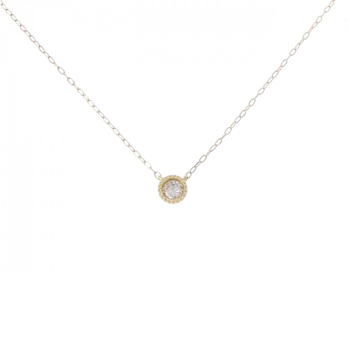 K18YG ダイヤモンド ネックレス 0.10CT【中古】｜KOMEHYO ONLINESTORE 店