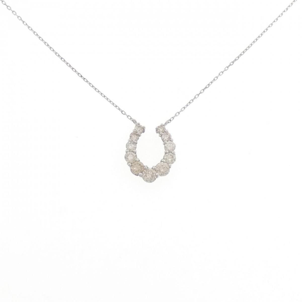 PT900/PT850 ダイヤモンド ネックレス 0.50CT【中古】｜KOMEHYO ONLINESTORE 店