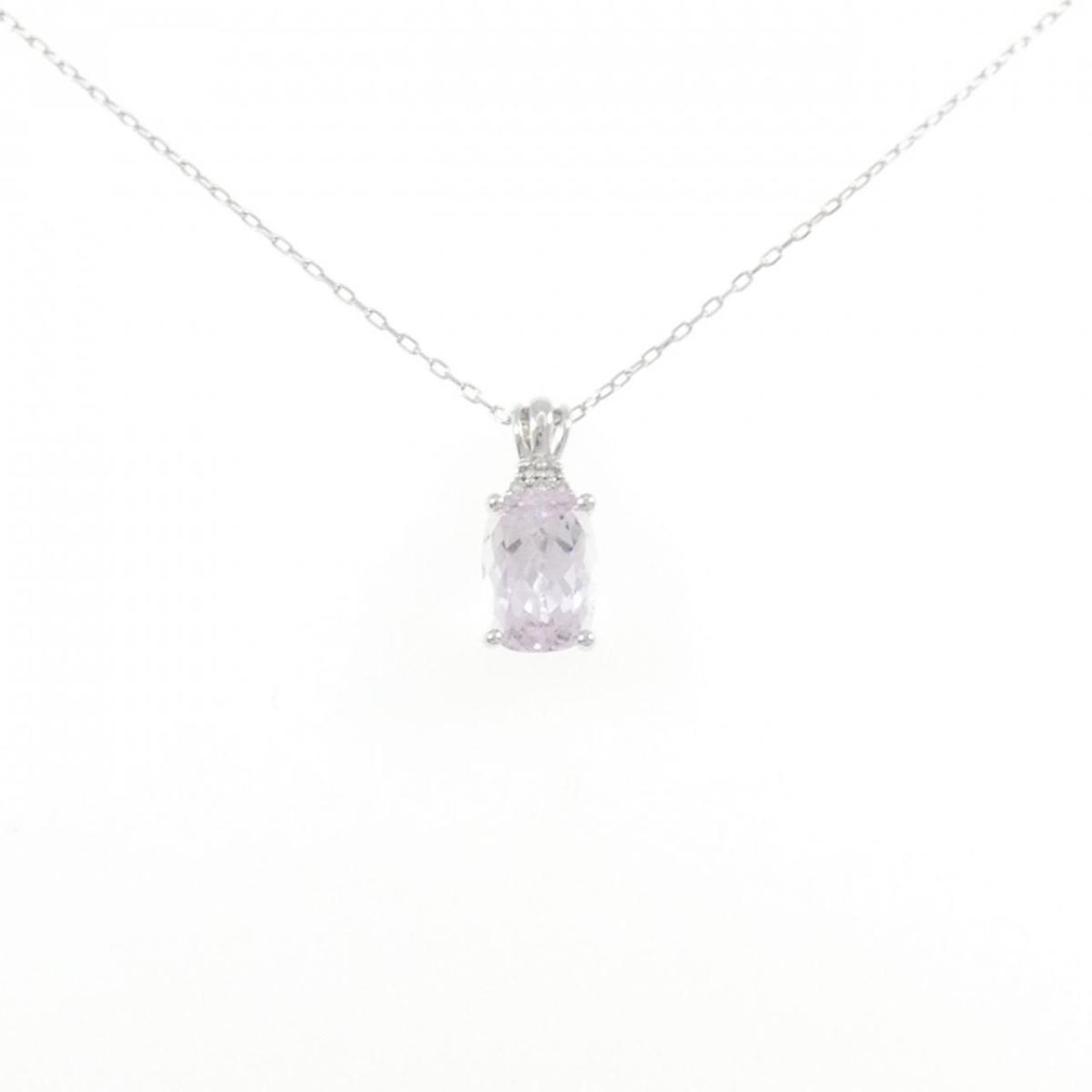 K18WG クンツァイト ネックレス【中古】|KOMEHYO ONLINESTORE 店