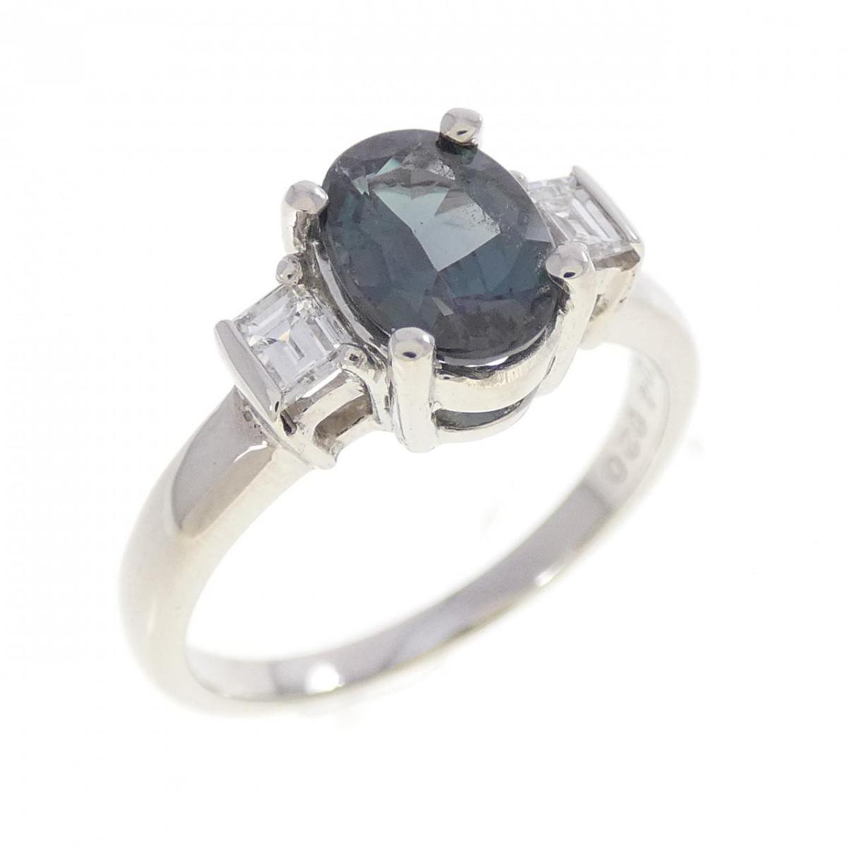 PT900 アレキサンドライト リング 1.04CT ブラジル産【中古】｜KOMEHYO ONLINESTORE 店