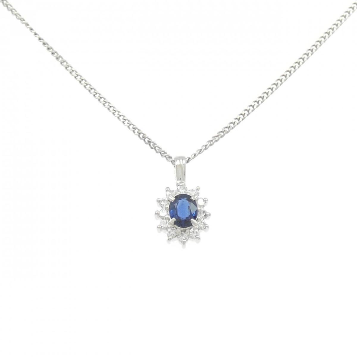 PT900/PT850 サファイヤ ネックレス 0.36CT【中古】｜KOMEHYO ONLINESTORE 店