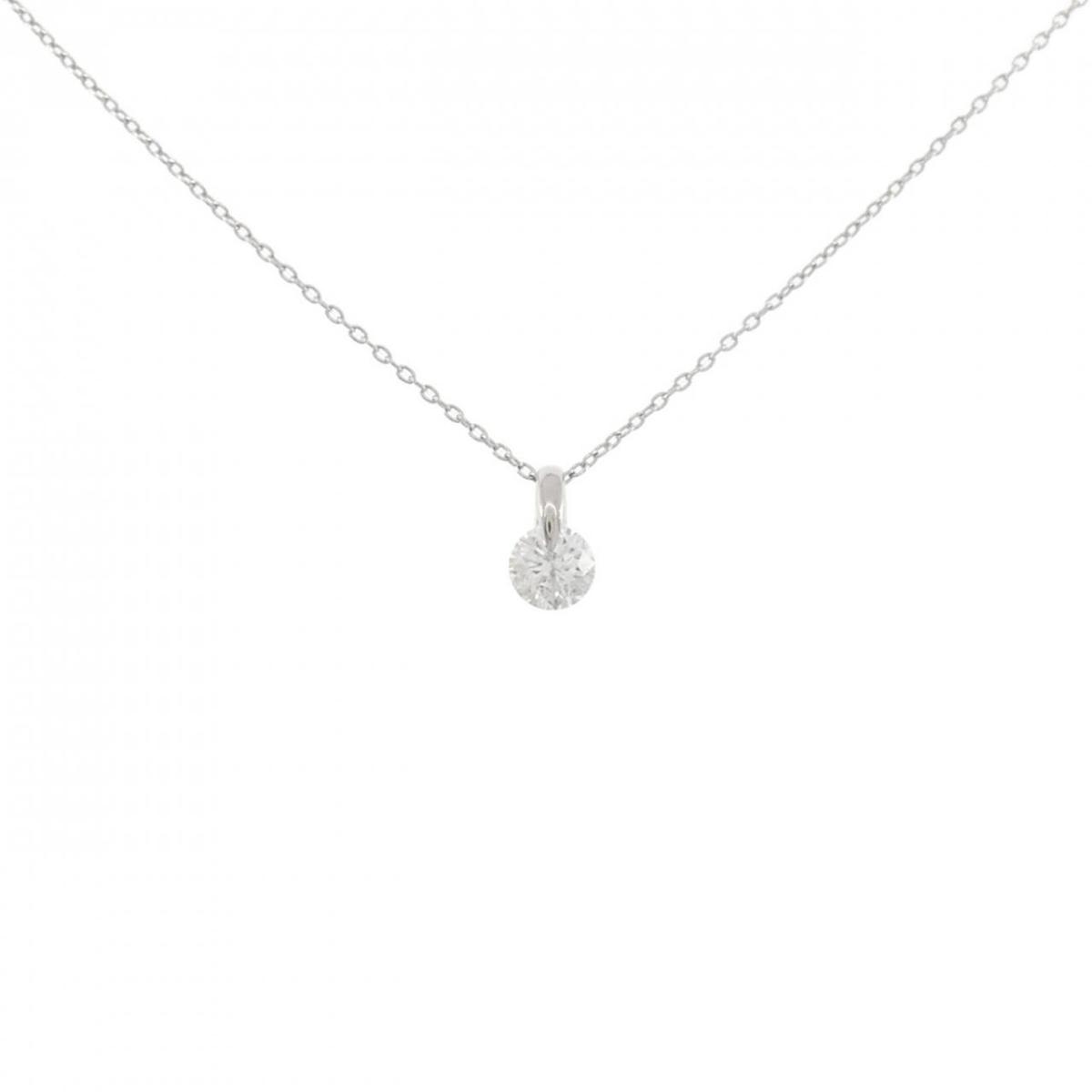 PT900/PT850 ソリティア ダイヤモンド ネックレス 0.400CT【中古】|KOMEHYO ONLINESTORE 店