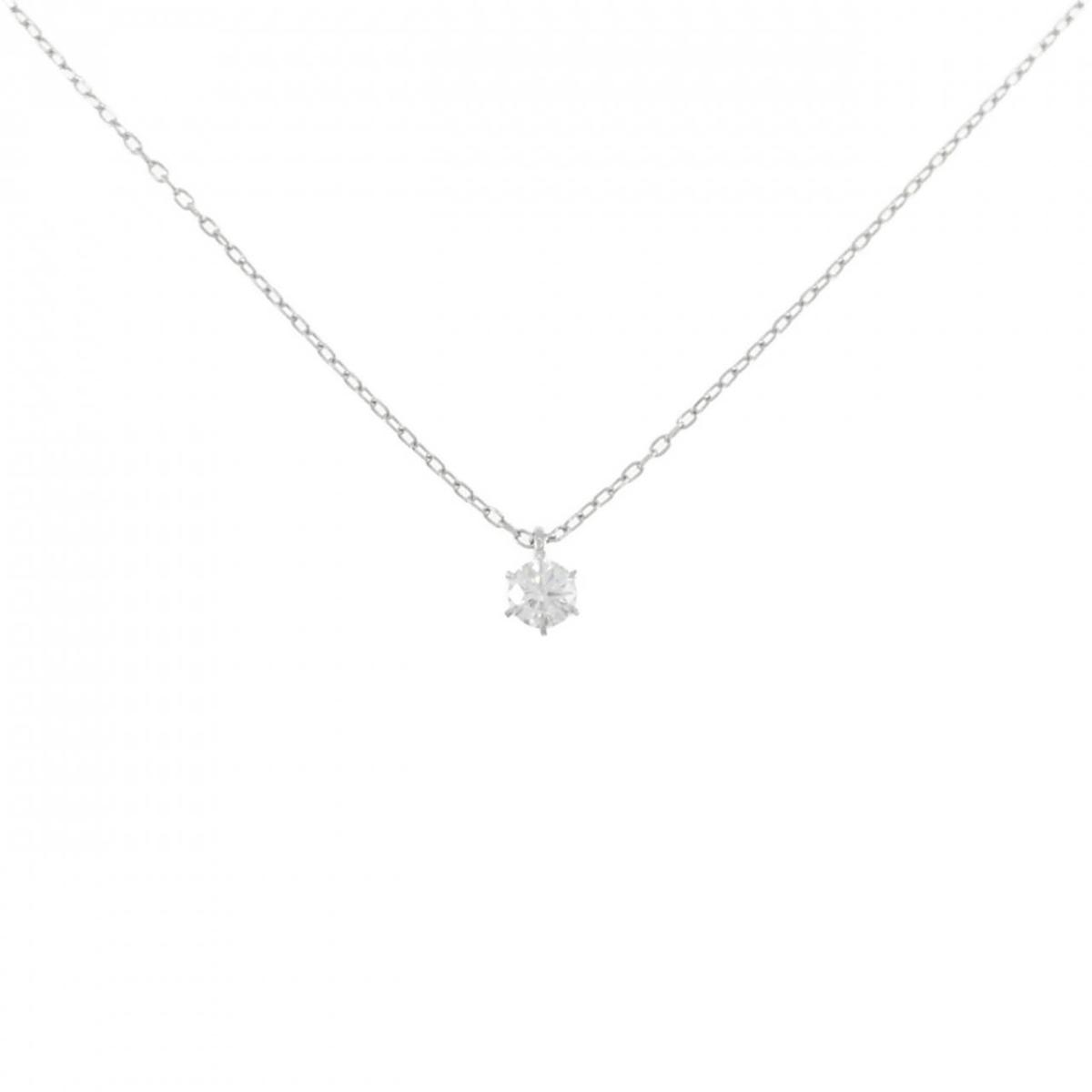 PT900/PT850 ソリティア ダイヤモンド ネックレス 0.329CT【中古】|KOMEHYO ONLINESTORE 店