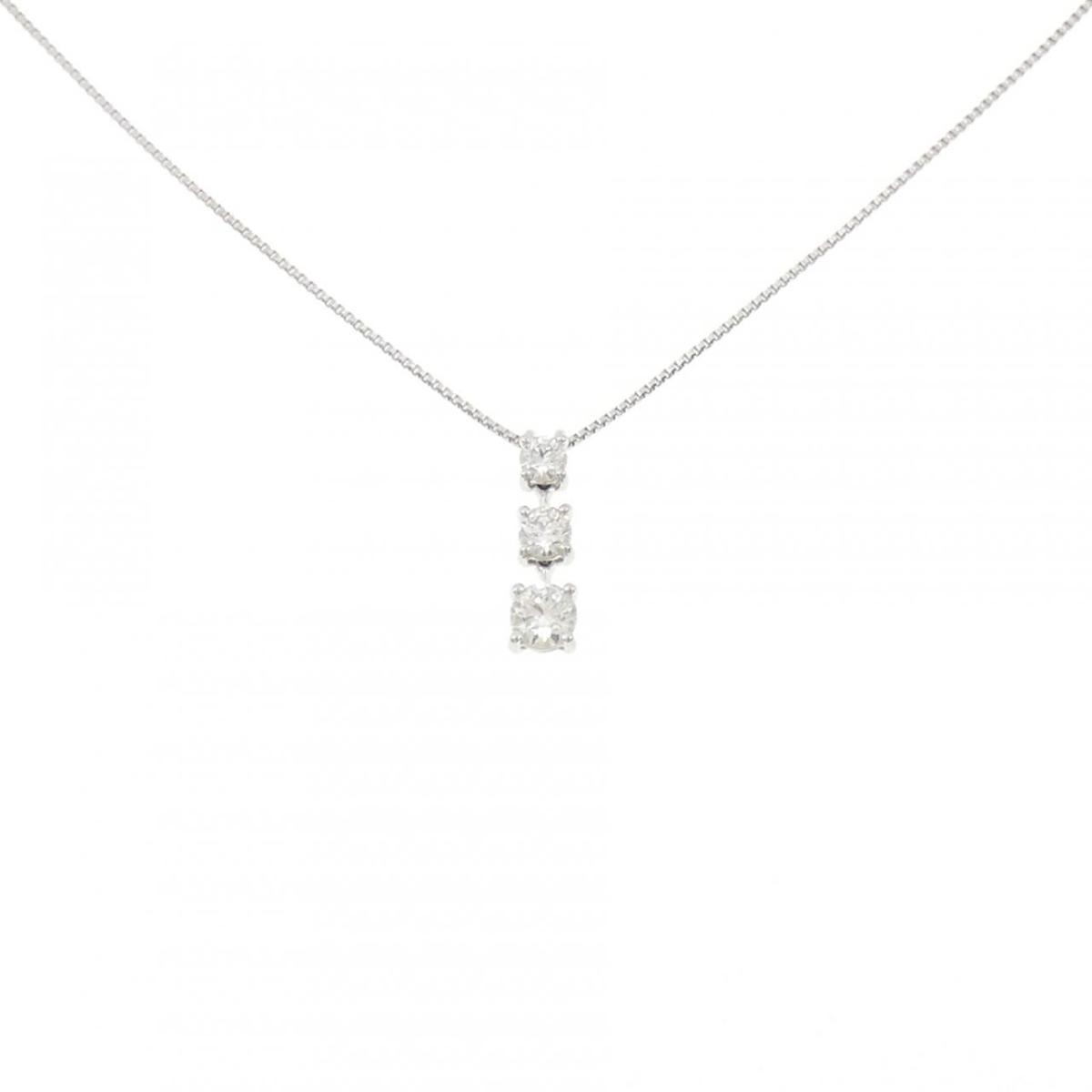 PT900/PT850 ダイヤモンド ネックレス 0.501CT【中古】｜KOMEHYO ONLINESTORE 店