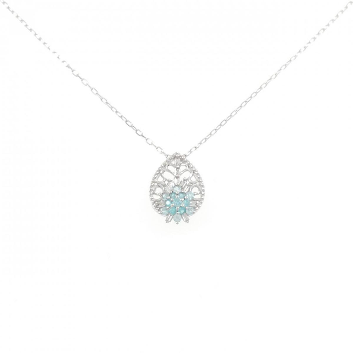 K18WG トルマリン ネックレス 0.13CT【中古】|KOMEHYO ONLINESTORE 店