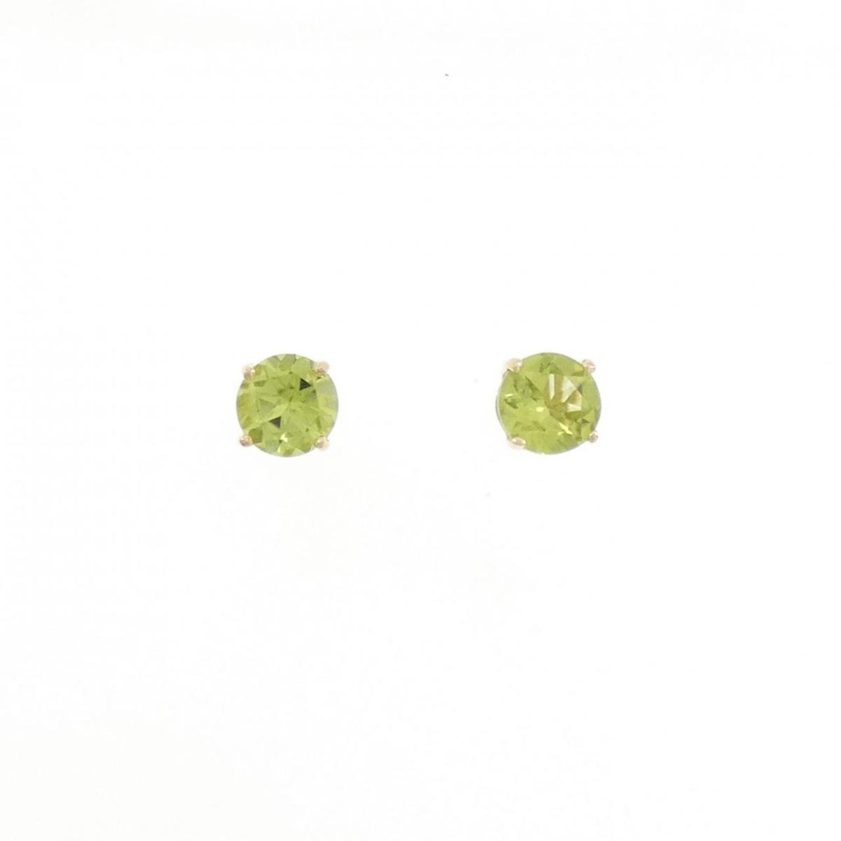 585YG ペリドット ピアス【中古】|KOMEHYO ONLINESTORE 店