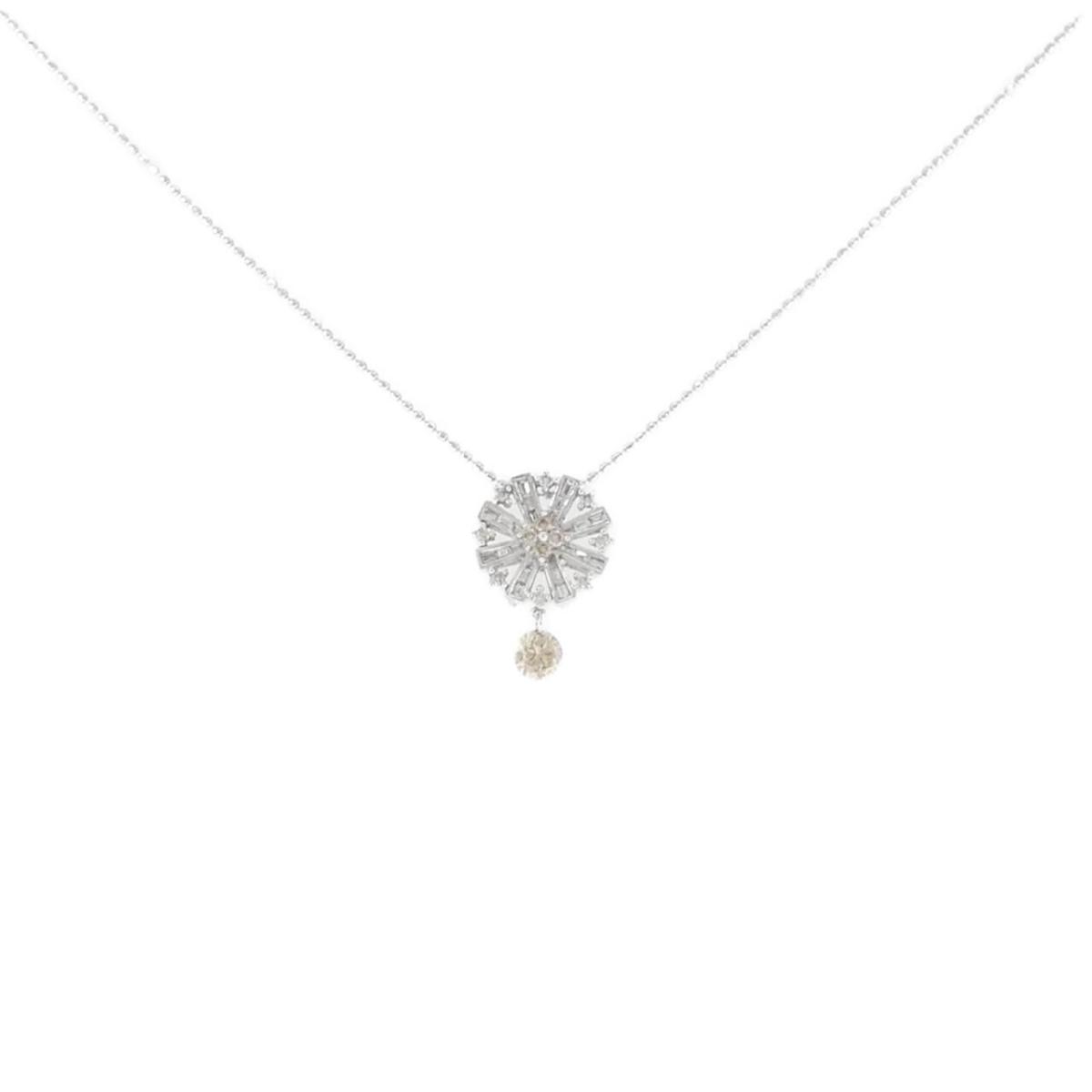 K18WG ダイヤモンド ネックレス 0.25CT【中古】|KOMEHYO ONLINESTORE 店