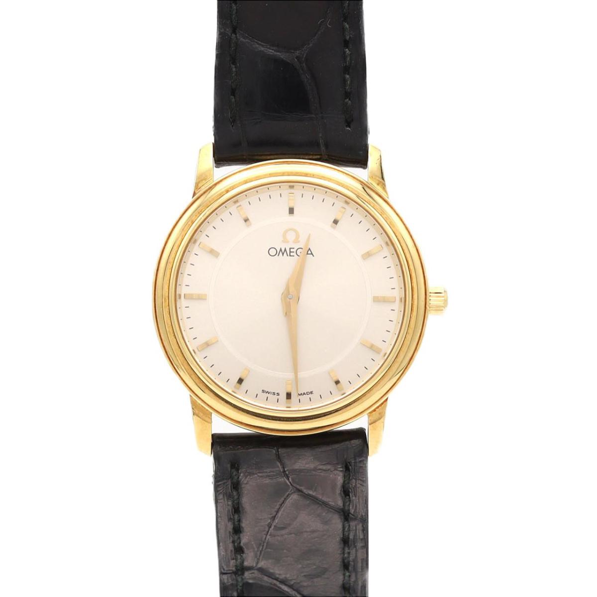 【ノーメンテナンス還元価格】オメガ デ・ヴィル YG CAL.1471 595.1050 YG クォーツ【中古】|KOMEHYO ONLINESTORE 店