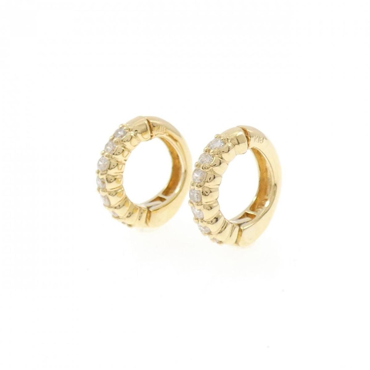K18YG ダイヤモンド イヤリング 0.30CT【中古】｜KOMEHYO ONLINESTORE 店
