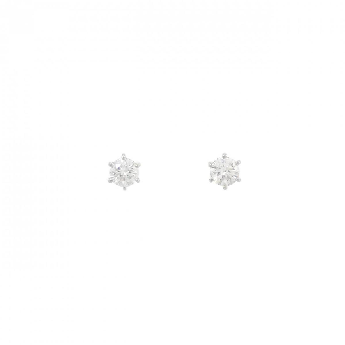 PT900 ダイヤモンド ピアス 0.293CT 0.297CT E-F SI1 VG-GOOD【中古】｜KOMEHYO ONLINESTORE 店