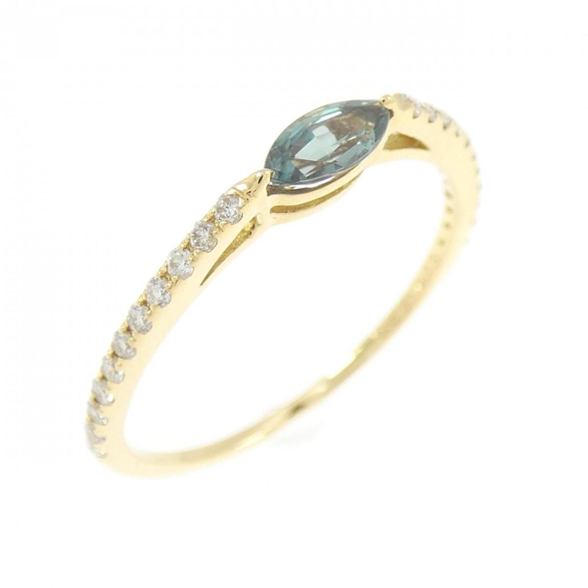 K18YG アレキサンドライト リング 0.23CT【中古】｜KOMEHYO ONLINESTORE 店