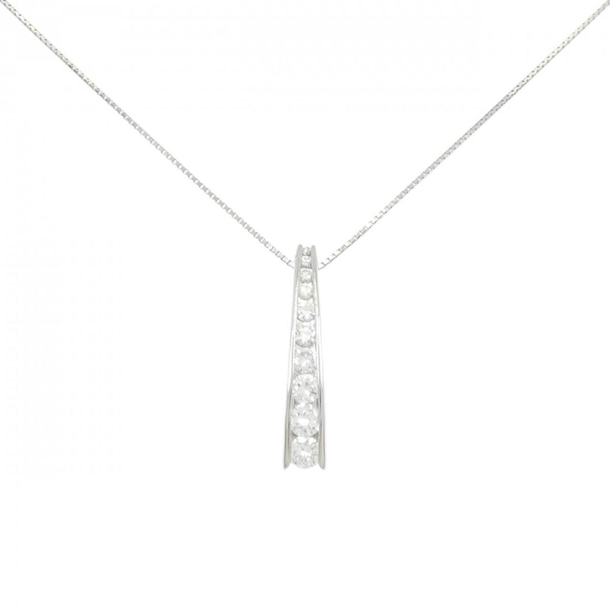 PT900/PT850 ダイヤモンド ネックレス 1.02CT【中古】|KOMEHYO ONLINESTORE 店