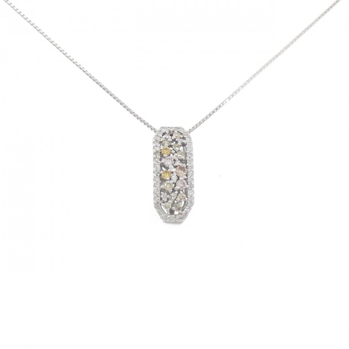 K18WG ダイヤモンド ネックレス 0.50CT【中古】｜KOMEHYO ONLINESTORE 店 125,300円