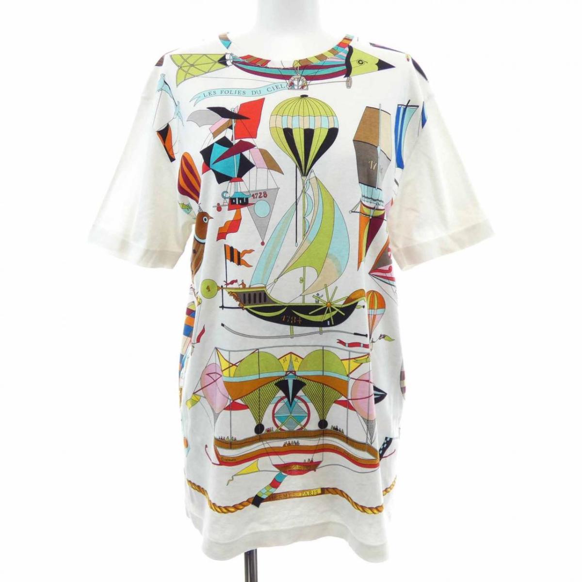【ヴィンテージ】エルメス HERMES LES FOLIES DU CIEL Tシャツ【中古】｜KOMEHYO ONLINESTORE 店 27,020円