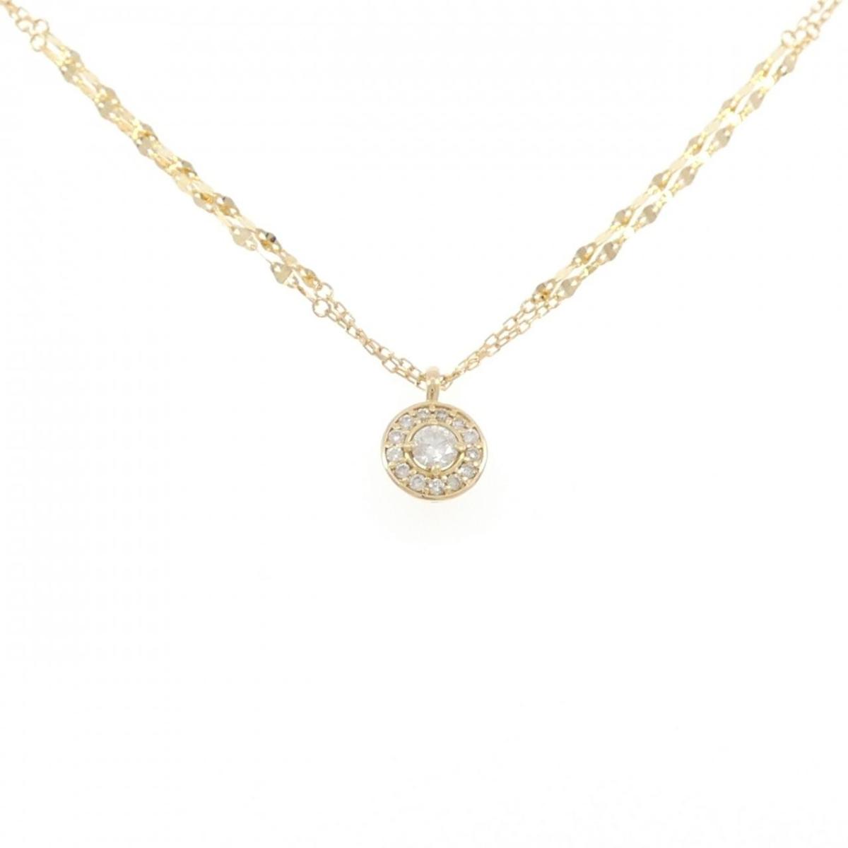 K18YG ダイヤモンド ネックレス 0.14CT【中古】｜KOMEHYO ONLINESTORE 店