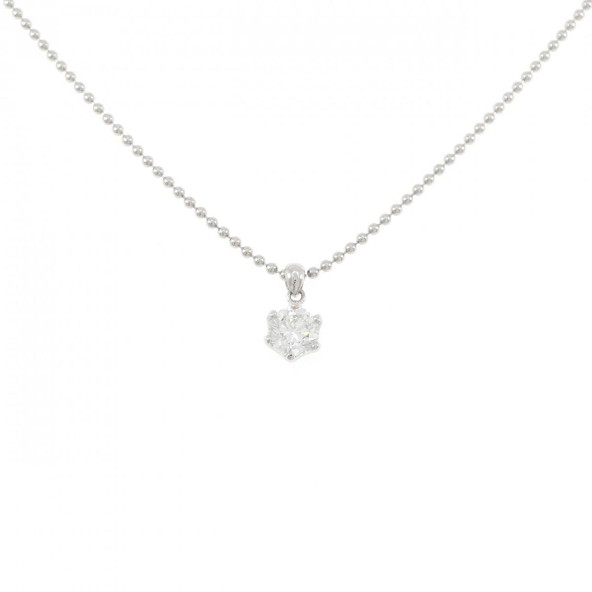 PT1000/PT850 ソリティア ダイヤモンド ネックレス 1.021CT【中古】|KOMEHYO ONLINESTORE 店