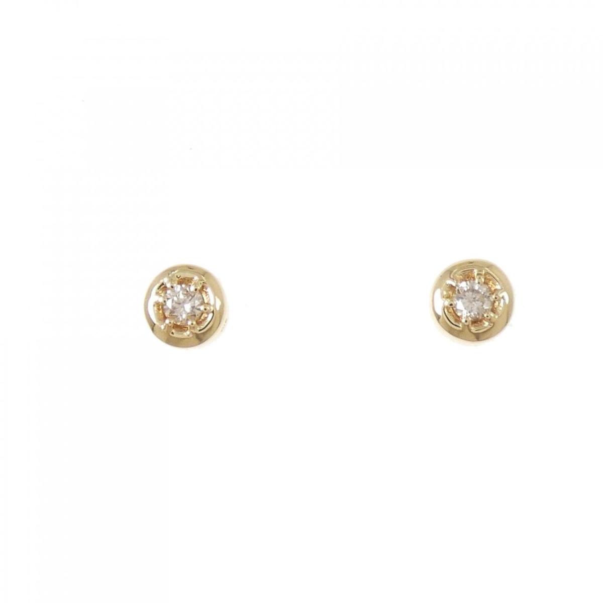 K18YG ダイヤモンド ピアス【中古】｜KOMEHYO ONLINESTORE 店 25,276円