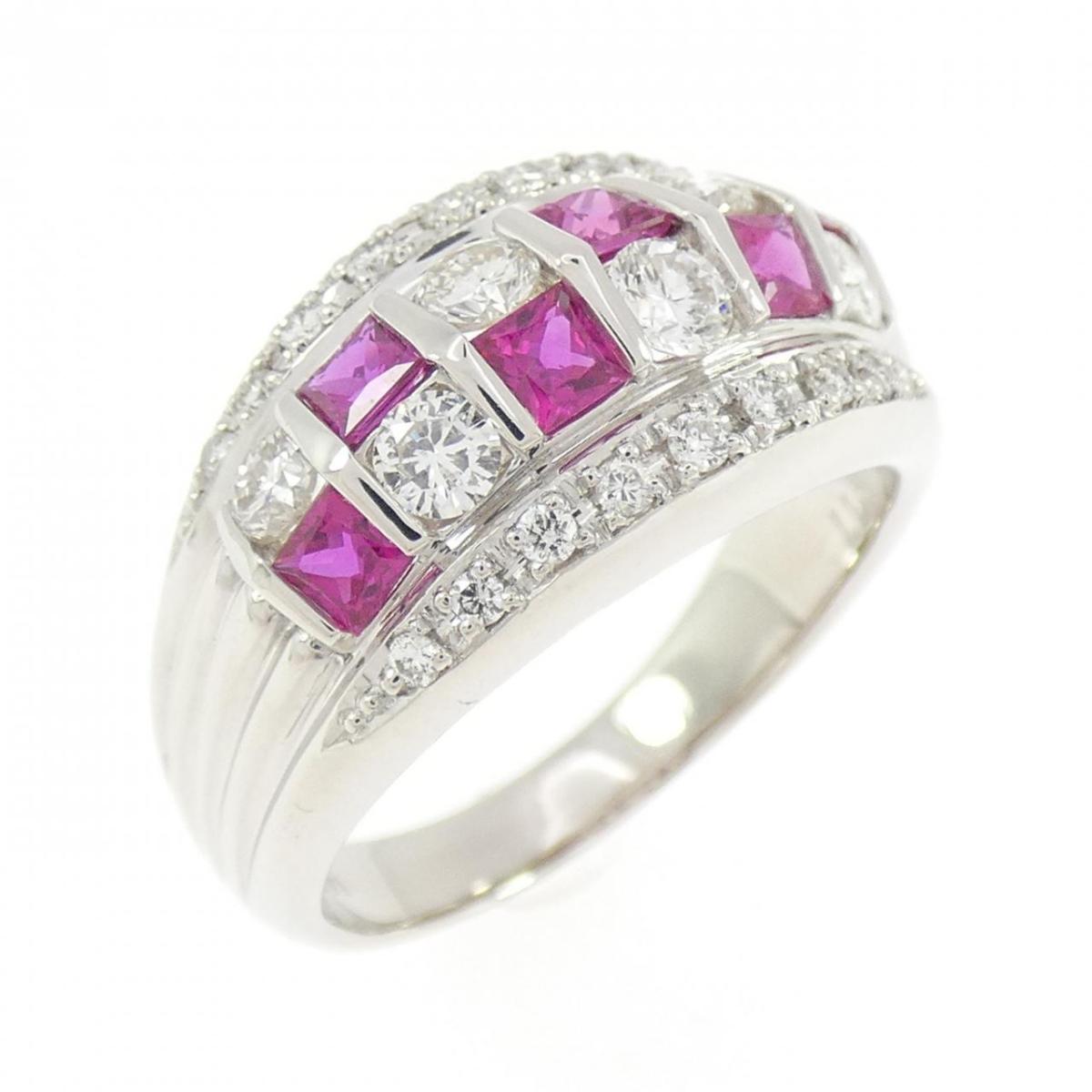 PT900 ルビー リング 0.77CT【中古】|KOMEHYO ONLINESTORE 店