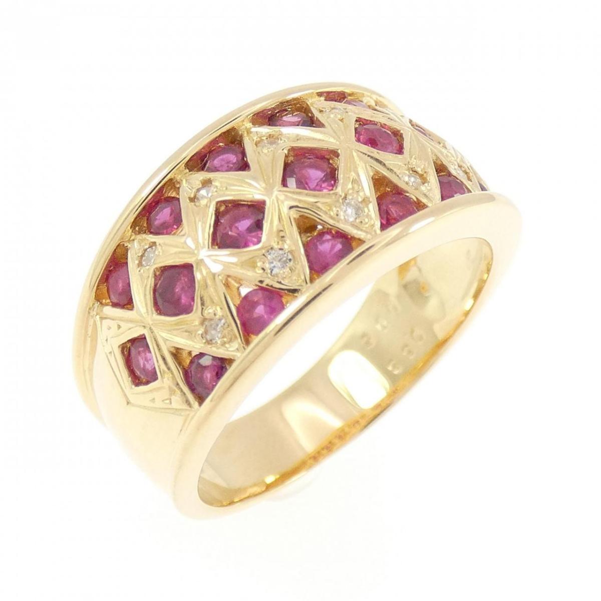 K18YG ルビー リング 0.68CT【中古】｜KOMEHYO ONLINESTORE 店 115,300円